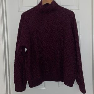 Raspberry Vince merino / cashmere sweater XL